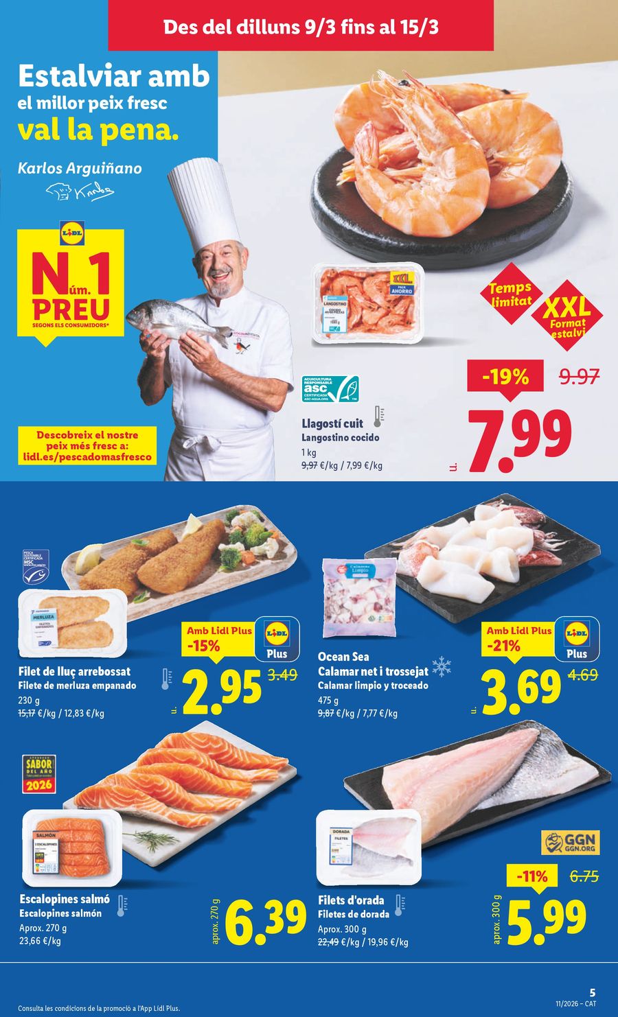Ofertas de Lidl España de 9 marzo a 15 marzo 2026 ofertas semanales