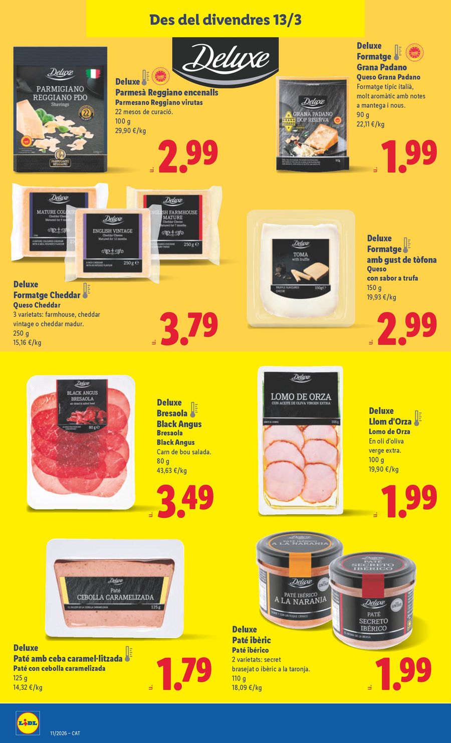 Ofertas de Lidl España de 9 marzo a 15 marzo 2026 ofertas semanales