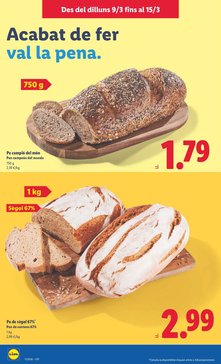 Ofertas de Lidl España de 9 marzo a 15 marzo 2026 ofertas semanales