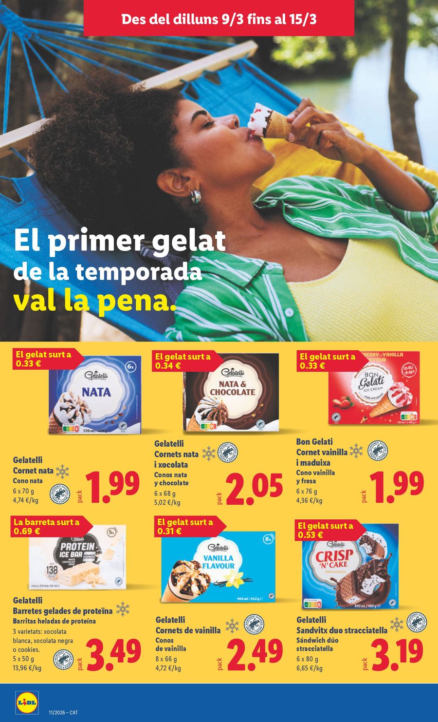 Ofertas de Lidl España de 9 marzo a 15 marzo 2026 ofertas semanales