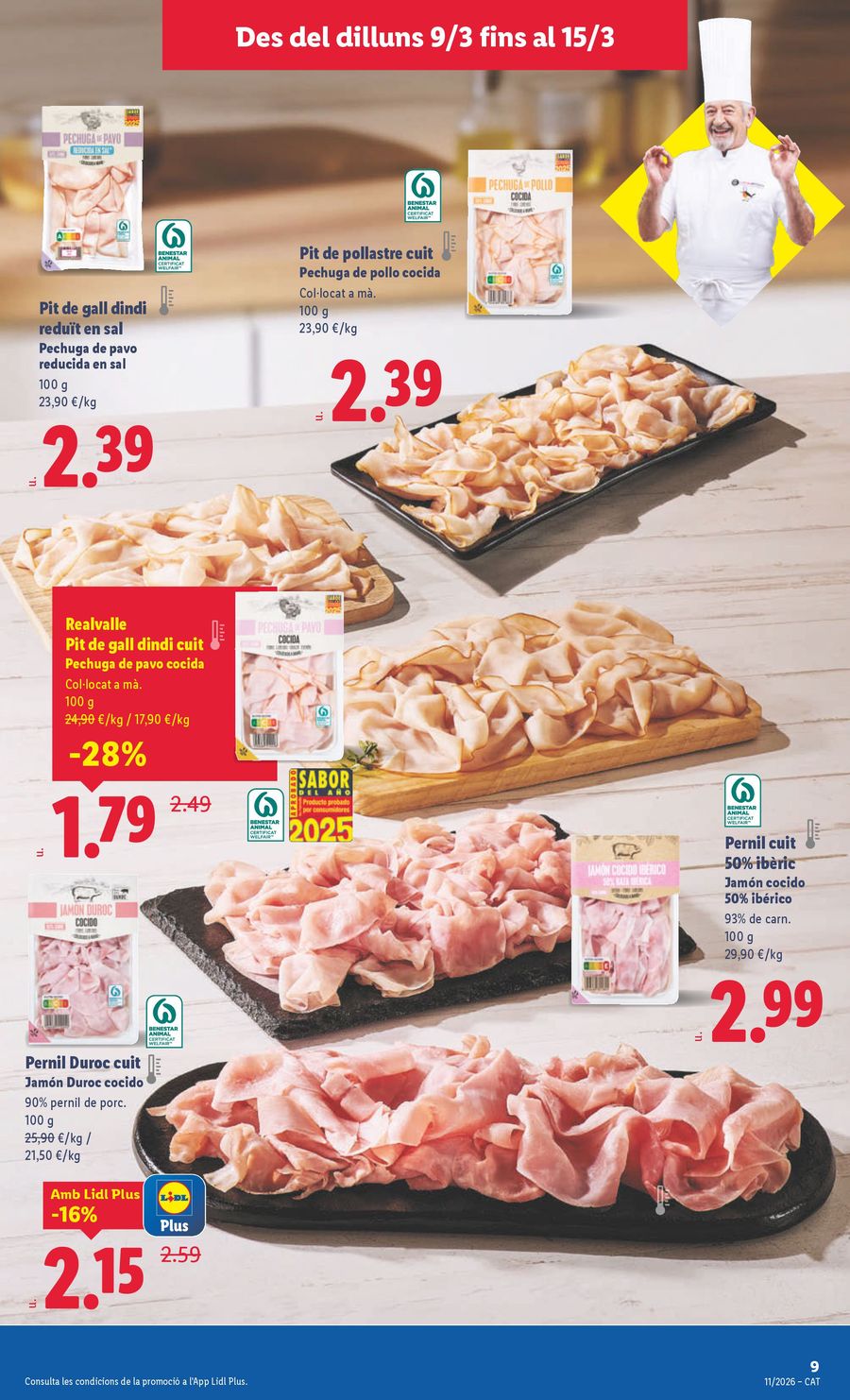 Ofertas de Lidl España de 9 marzo a 15 marzo 2026 ofertas semanales