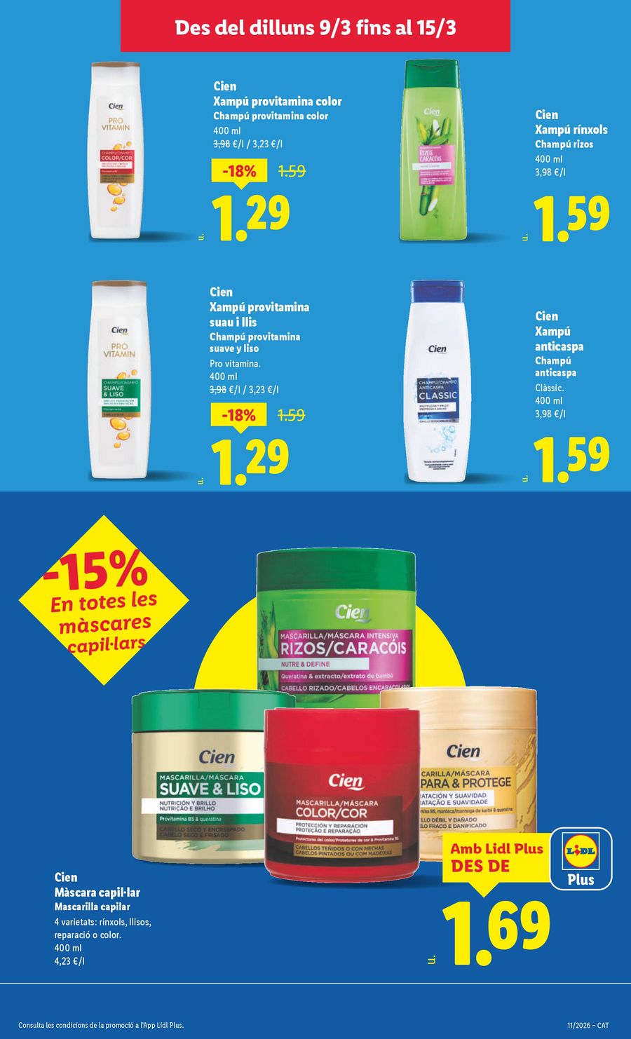 Ofertas de Lidl España de 9 marzo a 15 marzo 2026 ofertas semanales