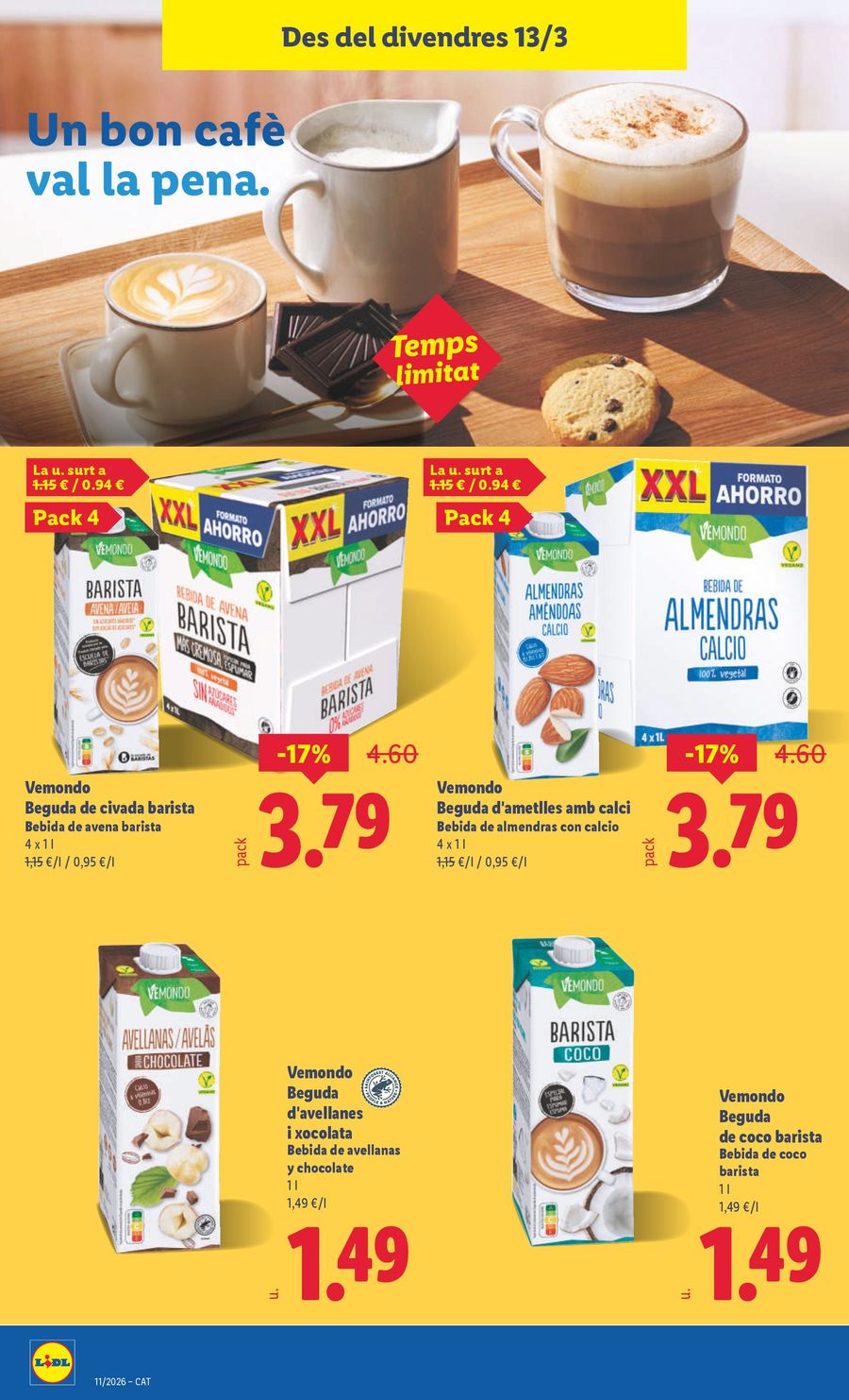 Ofertas de Lidl España de 9 marzo a 15 marzo 2026 ofertas semanales