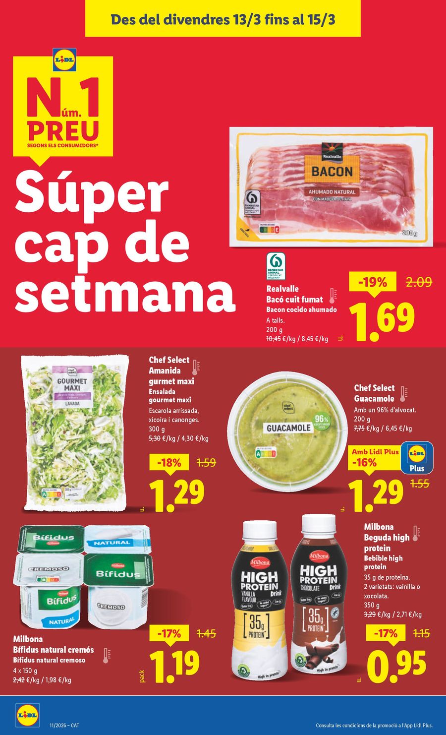 Ofertas de Lidl España de 9 marzo a 15 marzo 2026 ofertas semanales