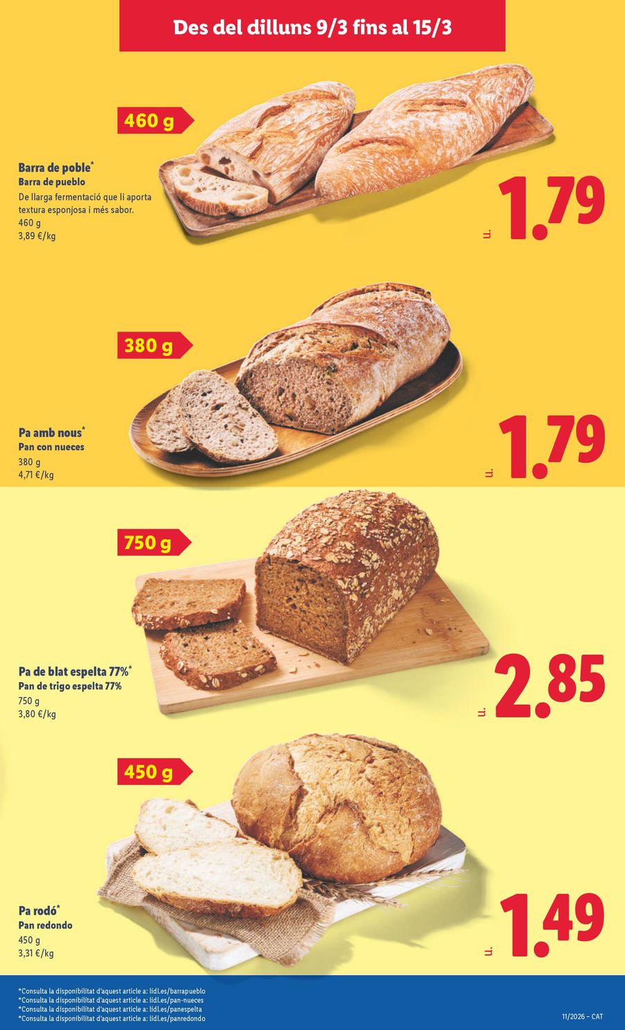 Ofertas de Lidl España de 9 marzo a 15 marzo 2026 ofertas semanales