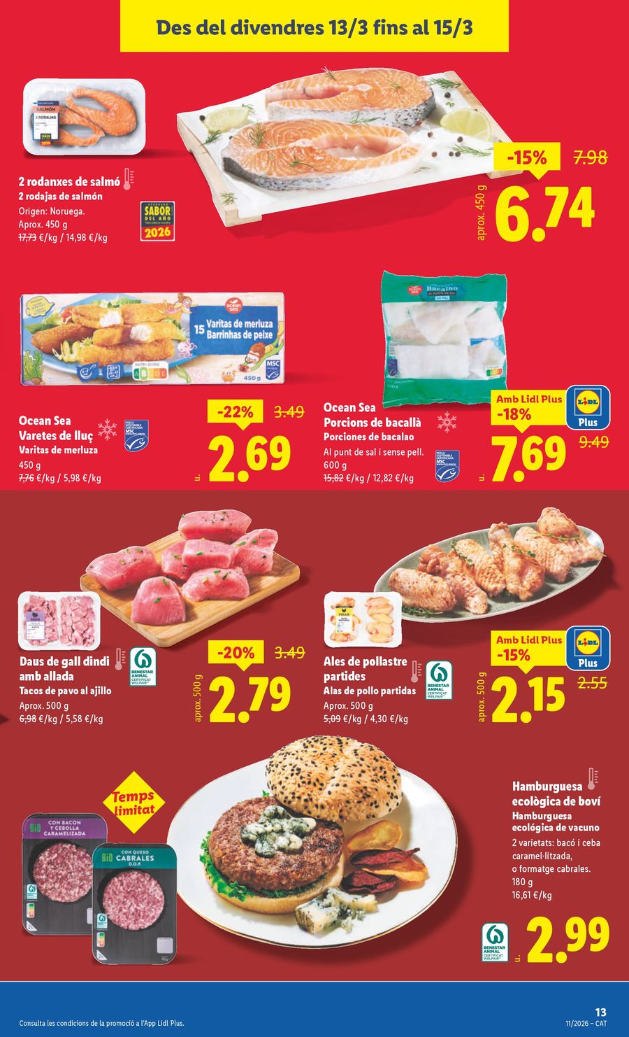 Ofertas de Lidl España de 9 marzo a 15 marzo 2026 ofertas semanales