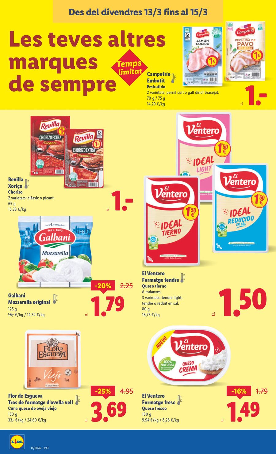 Ofertas de Lidl España de 9 marzo a 15 marzo 2026 ofertas semanales