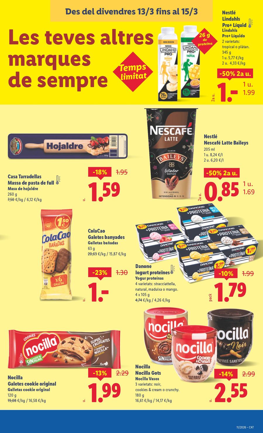 Ofertas de Lidl España de 9 marzo a 15 marzo 2026 ofertas semanales