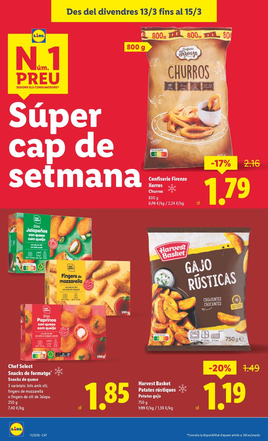 Ofertas de Lidl España de 9 marzo a 15 marzo 2026 ofertas semanales