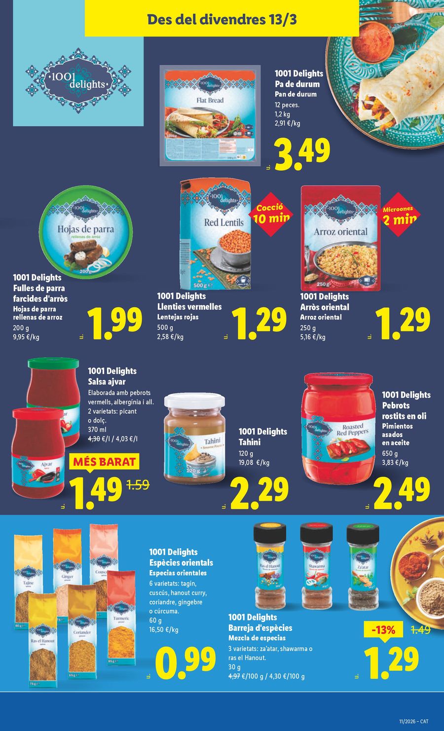 Ofertas de Lidl España de 9 marzo a 15 marzo 2026 ofertas semanales