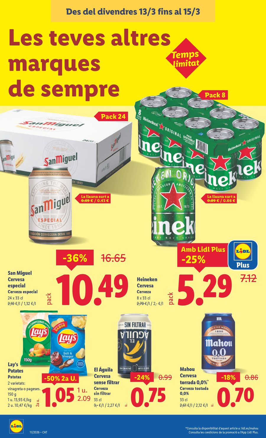 Ofertas de Lidl España de 9 marzo a 15 marzo 2026 ofertas semanales