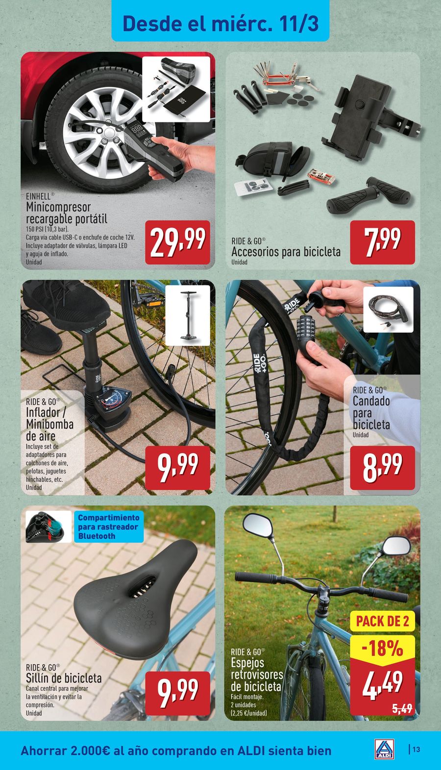 Offres ALDI Espagne de 9 mars à 15 mars 2026 Combien cela coûte peu d'acheter bien