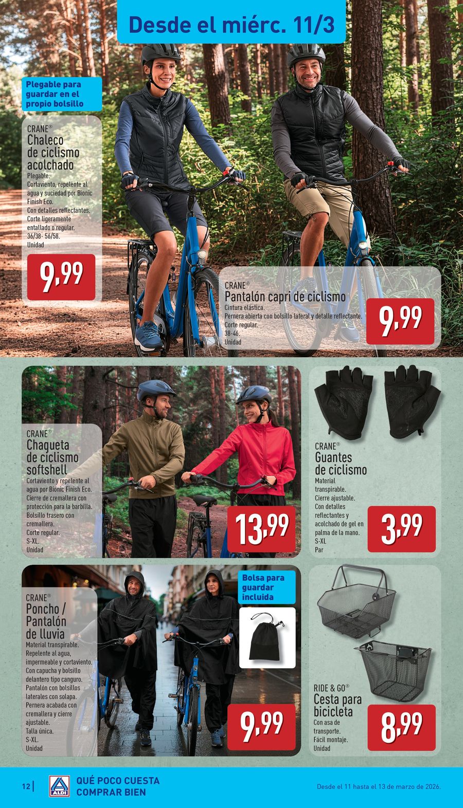 Offres ALDI Espagne de 9 mars à 15 mars 2026 Combien cela coûte peu d'acheter bien