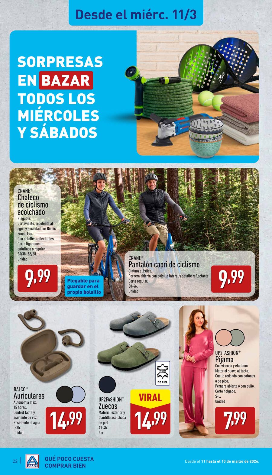 Offres ALDI Espagne de 11 mars à 15 mars 2026 Nouvel Aldi à Irun !