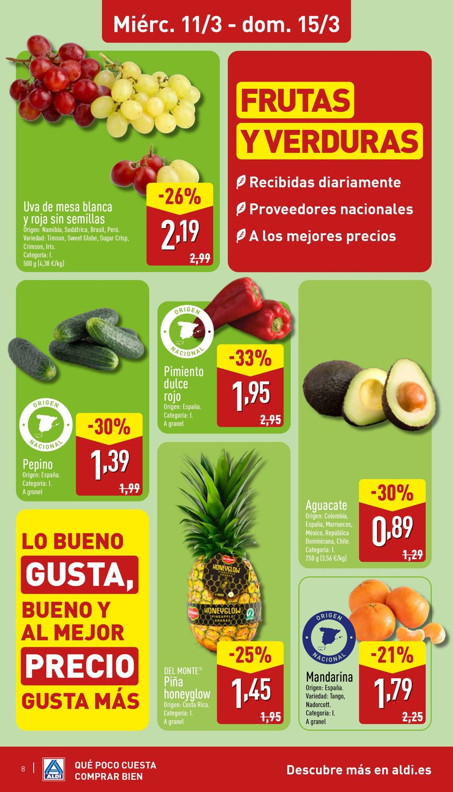 Offres ALDI Espagne de 11 mars à 15 mars 2026 Nouvel Aldi à Irun !