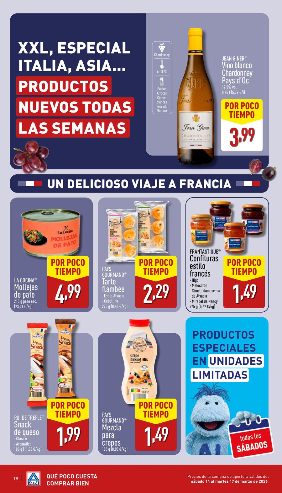Offres ALDI Espagne de 11 mars à 15 mars 2026 Nouvel Aldi à Irun !