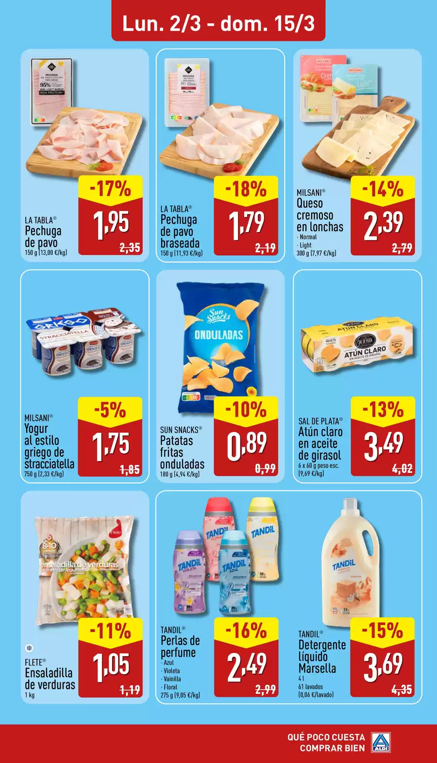 Offres ALDI Espagne de 2 mars à 15 mars 2026 Super Prix de Bienvenue dans nos nouveaux magasins