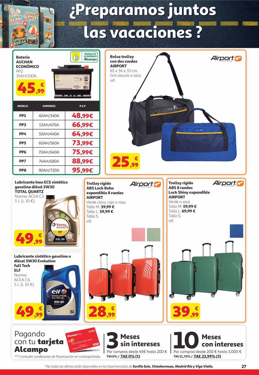 Ofertas de Alcampo España de 12 marzo a 24 marzo 2026 Actívate en Primavera