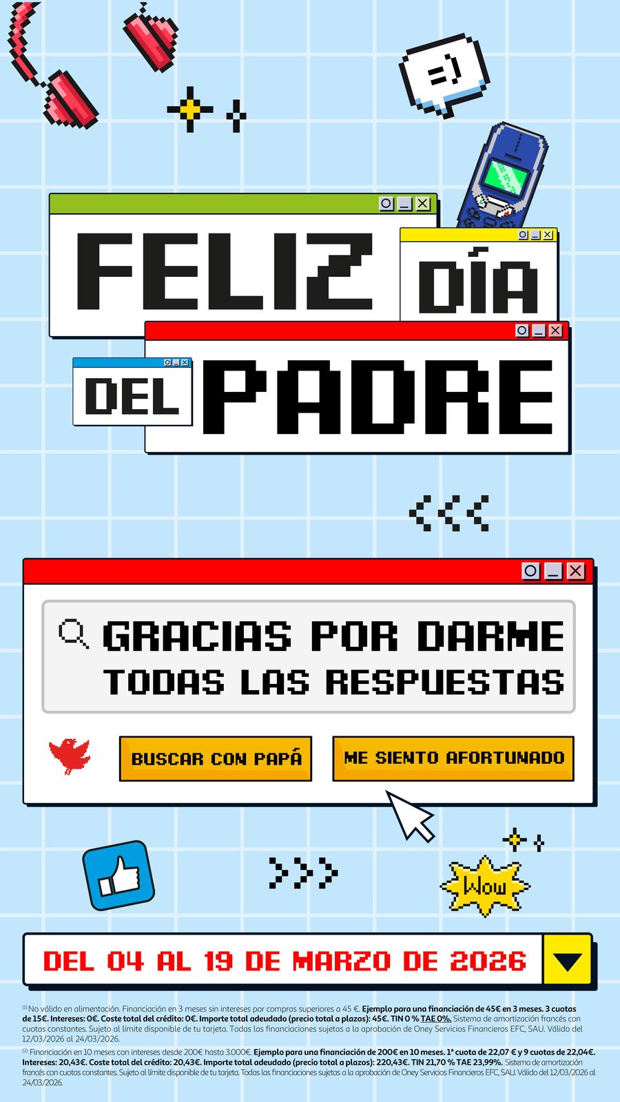 Offres Alcampo Espagne de 4 mars à 19 mars 2026 du père