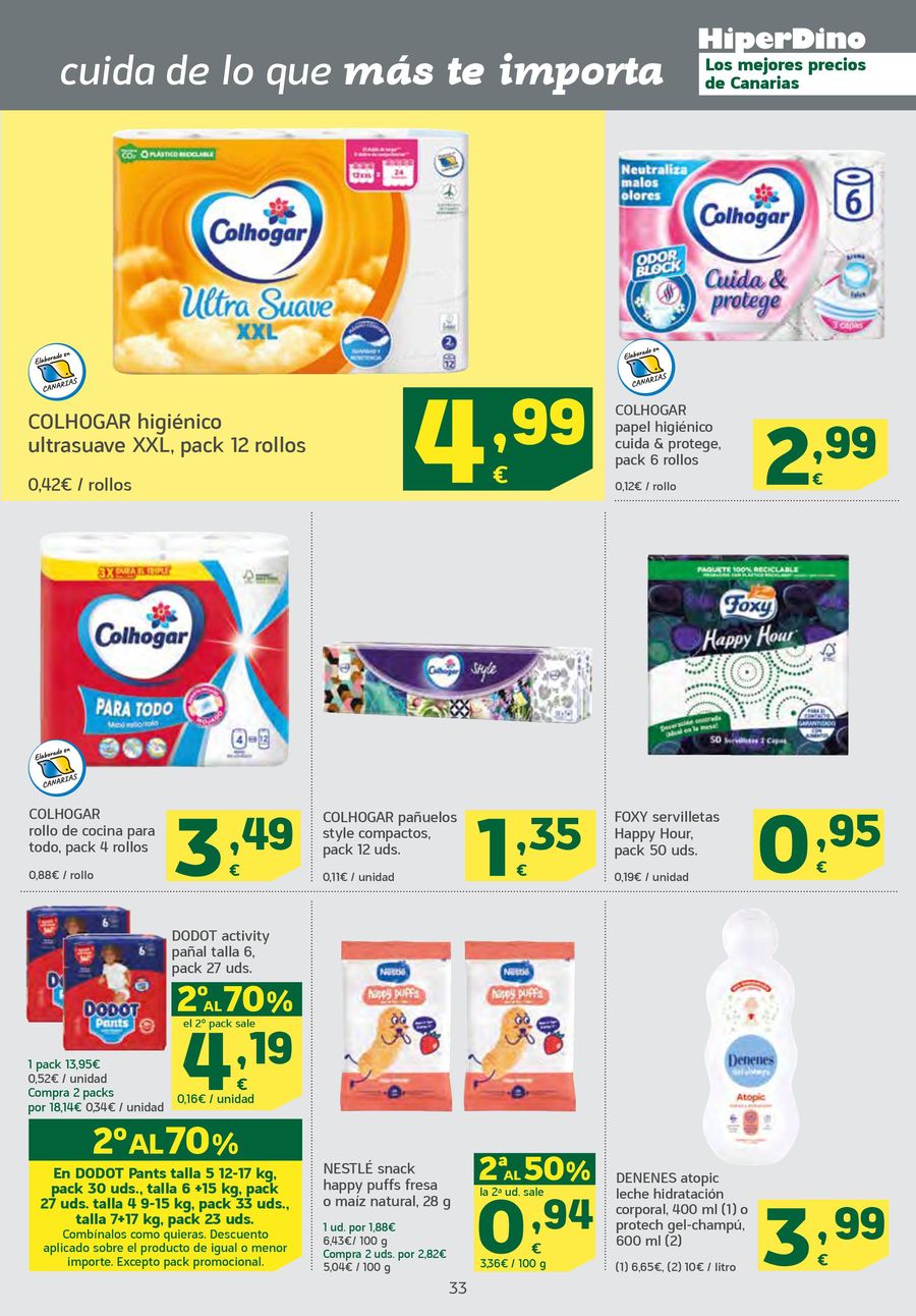 Ofertas de HiperDino España de 10 marzo a 23 marzo 2026 Ofertas de marzo