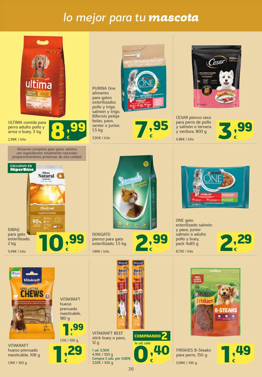 Ofertas de HiperDino España de 10 marzo a 23 marzo 2026 Ofertas de marzo