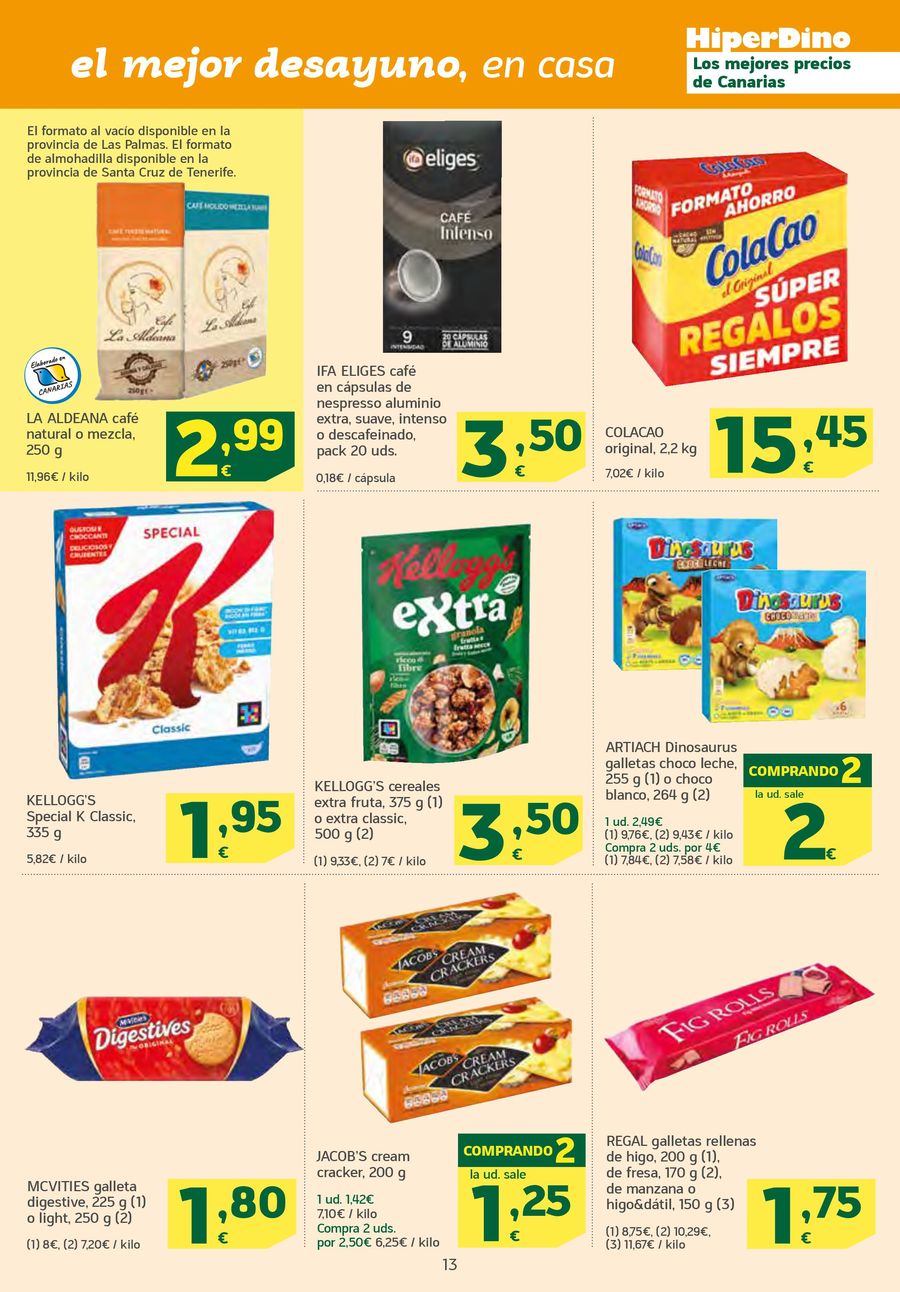 Ofertas de HiperDino España de 10 marzo a 23 marzo 2026 Ofertas de marzo