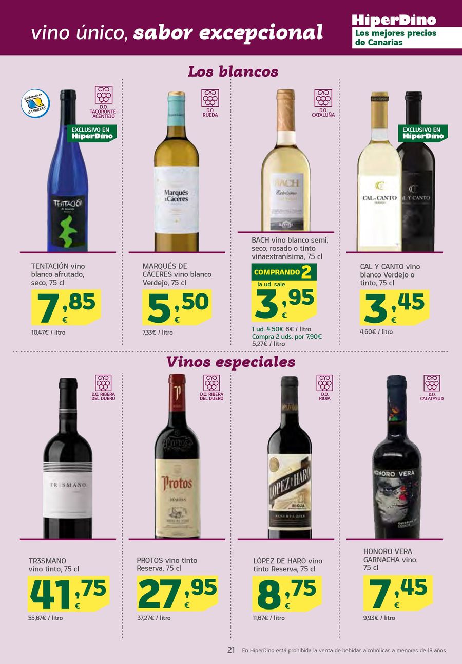 Ofertas de HiperDino España de 10 marzo a 23 marzo 2026 Ofertas de marzo