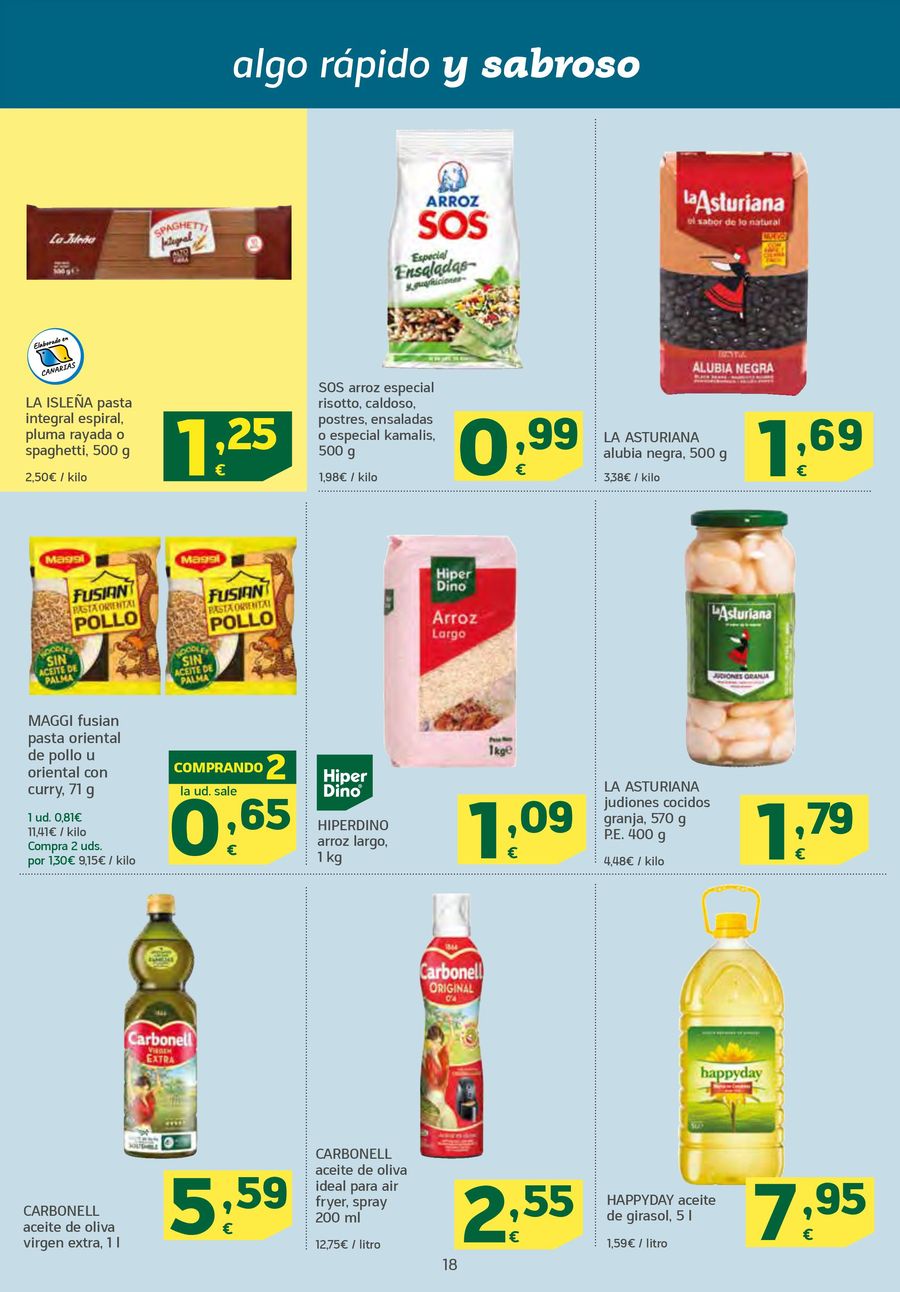 Ofertas de HiperDino España de 10 marzo a 23 marzo 2026 Ofertas de marzo