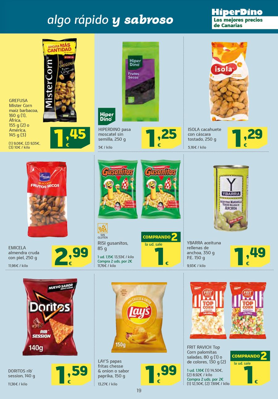 Ofertas de HiperDino España de 10 marzo a 23 marzo 2026 Ofertas de marzo