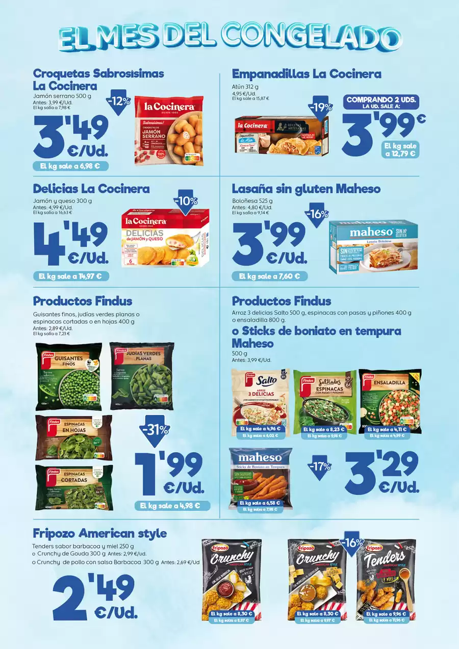Offres Ahorramas Espagne de 26 février à 11 mars 2026 Le mois du congelé
