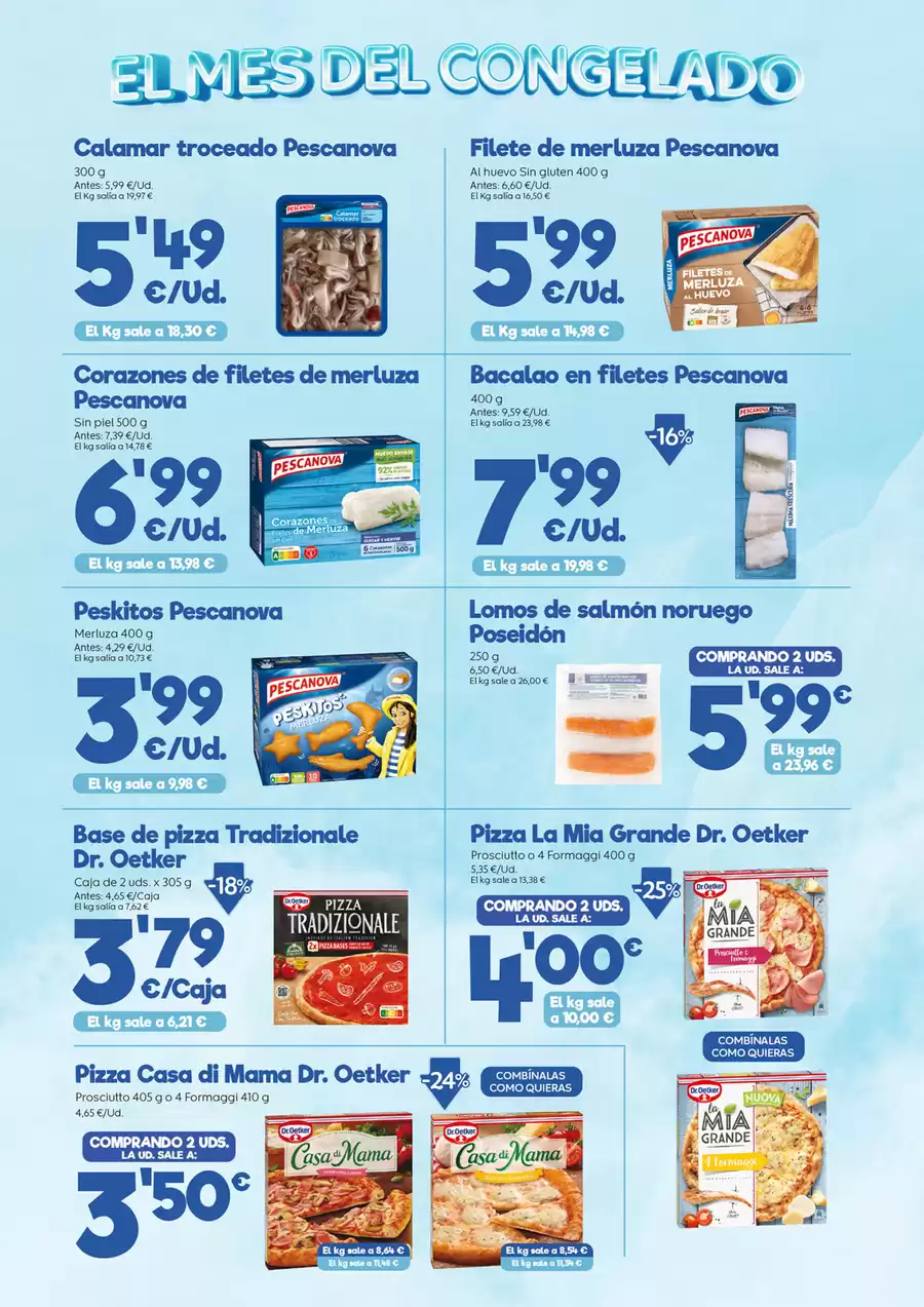 Offres Ahorramas Espagne de 26 février à 11 mars 2026 Le mois du congelé