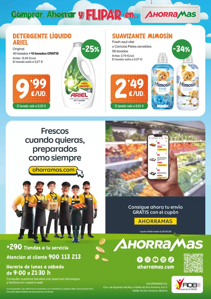 Ofertas de Ahorramas España de 26 febrero a 11 marzo 2026 Comprar, Ahorrar y FLIPAR en...