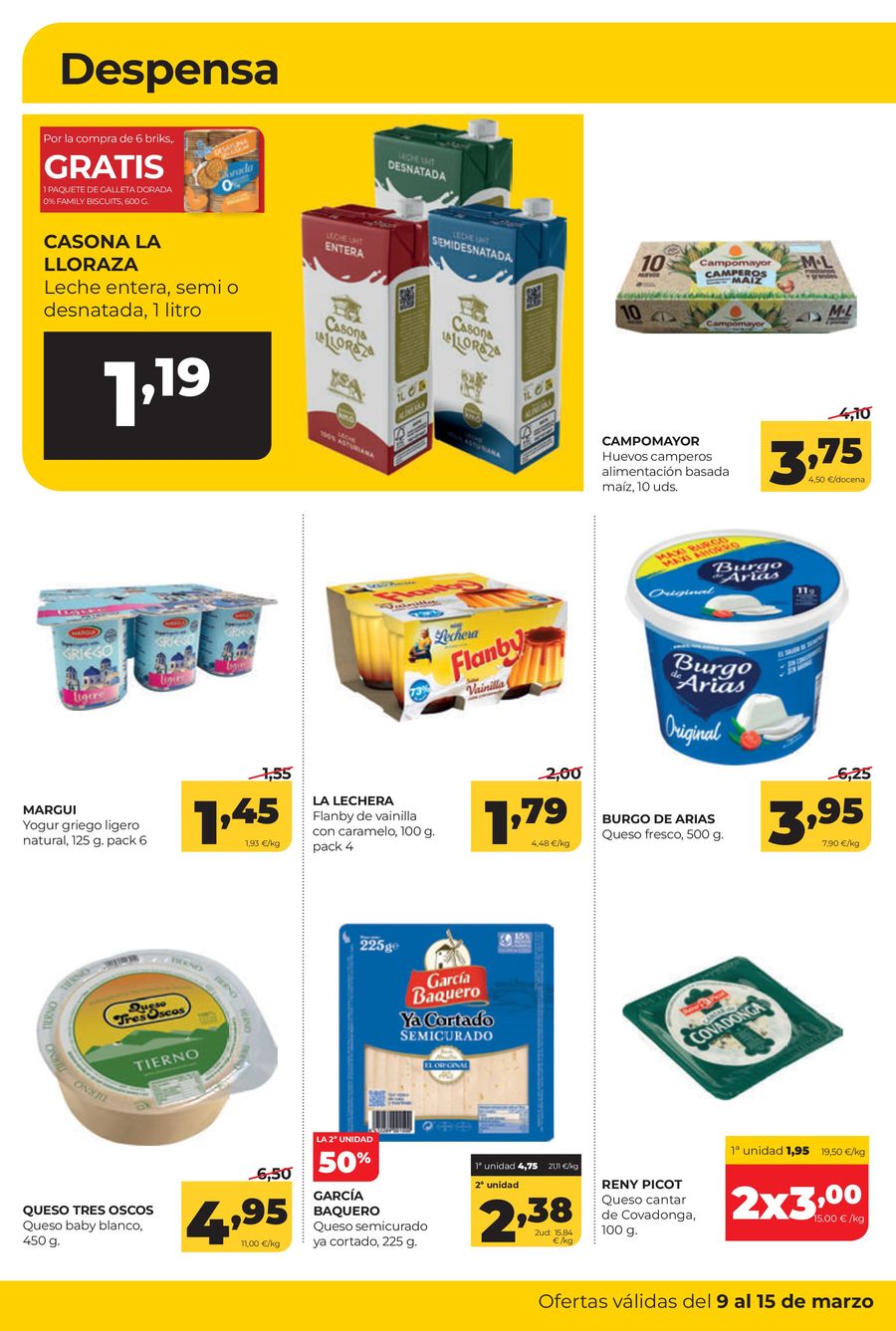 Ofertas de ‎Alimerka Supermercados‎ España de 9 marzo a 15 marzo 2026 Ofertas semanales