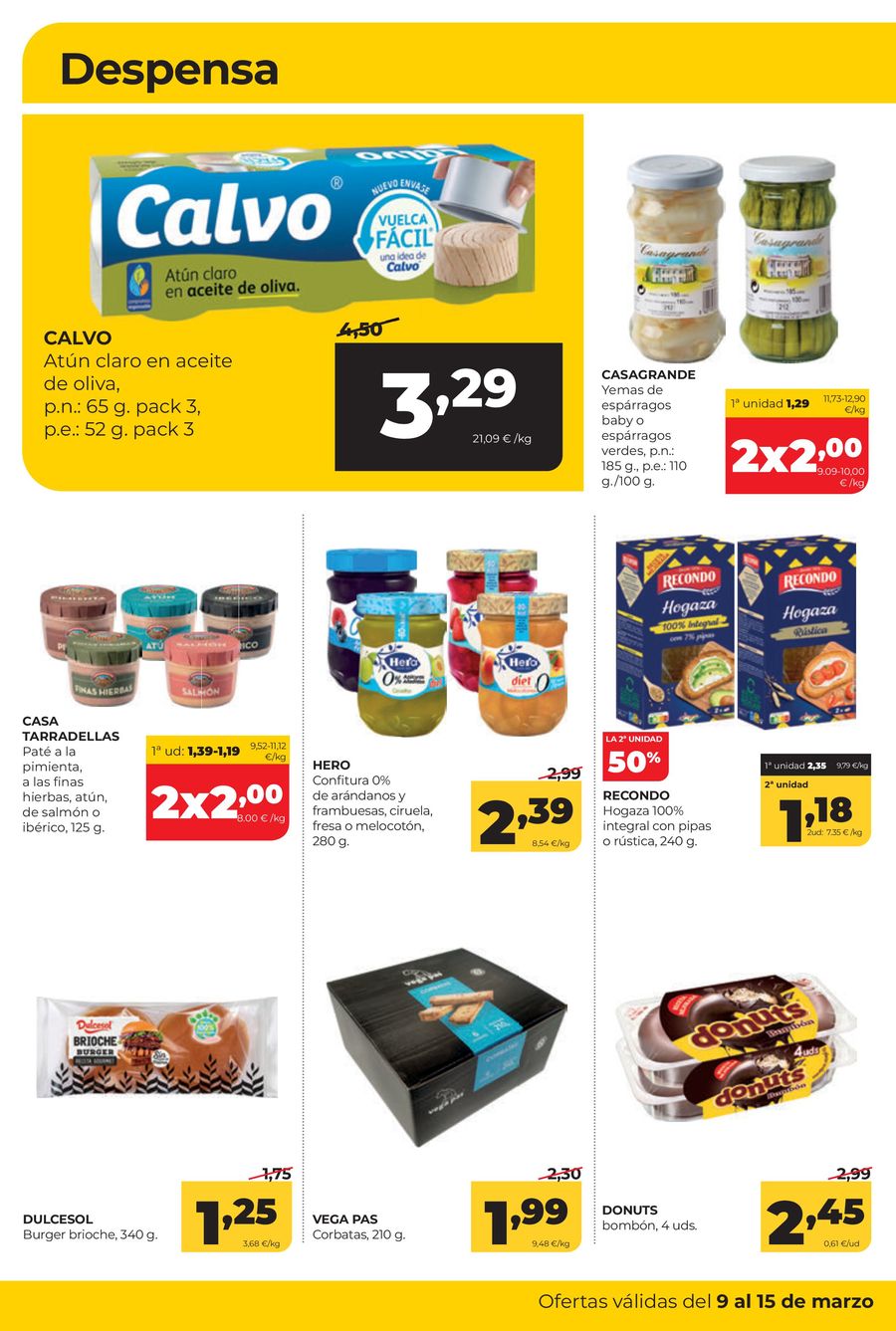 Ofertas de ‎Alimerka Supermercados‎ España de 9 marzo a 15 marzo 2026 Ofertas semanales