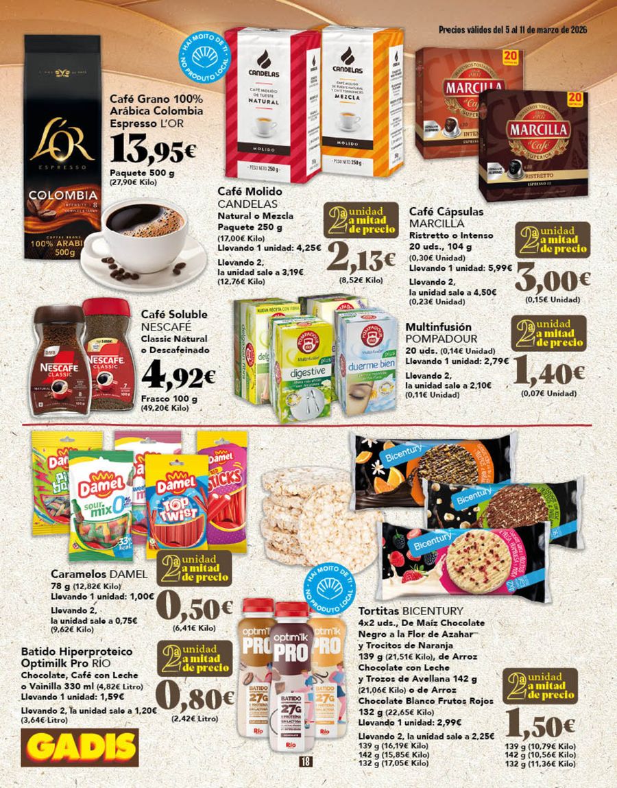 GADIS Spain offers from 5 March to 11 March 2026 New prices?