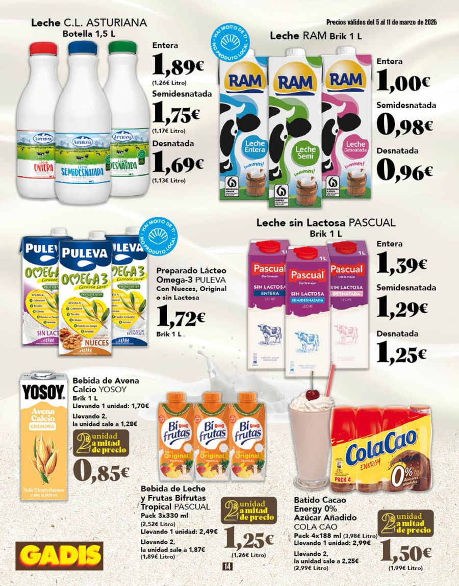 GADIS Spain offers from 5 March to 11 March 2026 New prices?