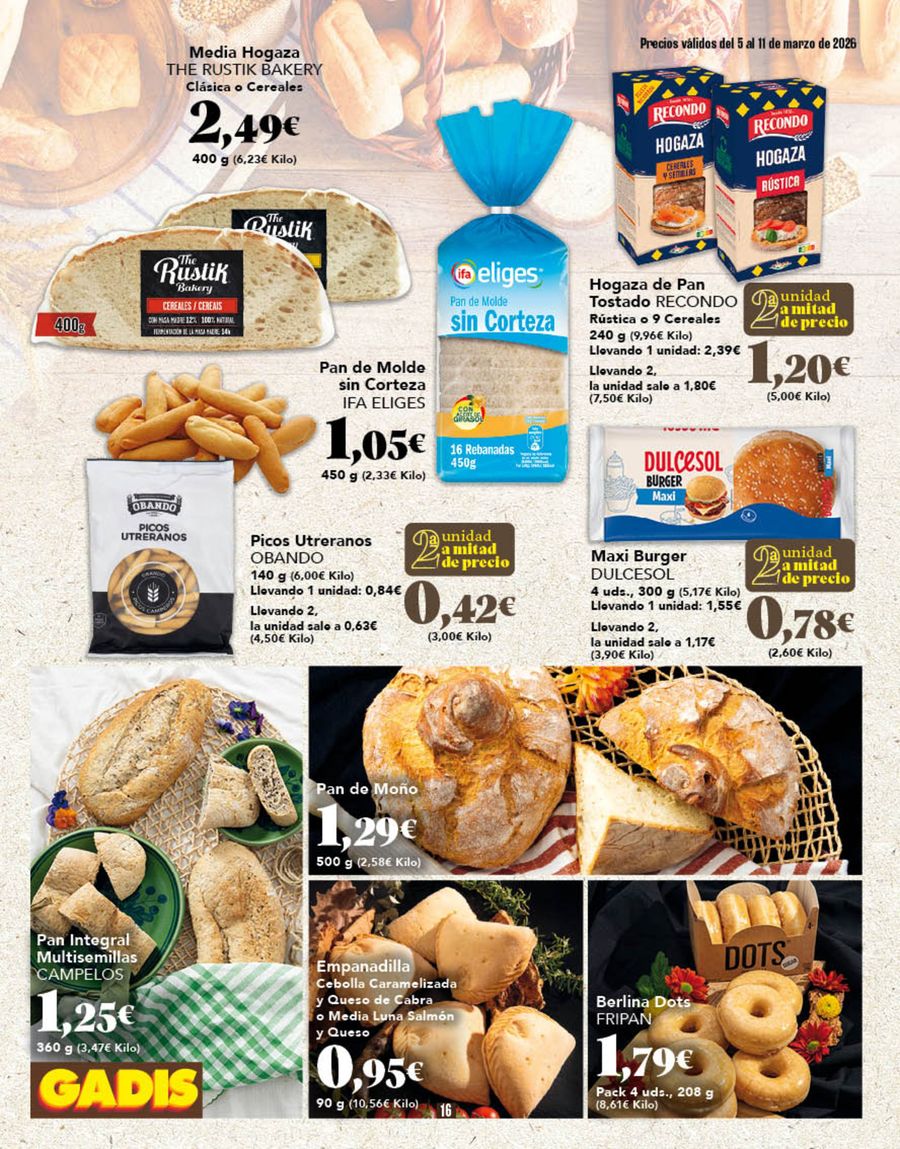 GADIS Spain offers from 5 March to 11 March 2026 New prices?