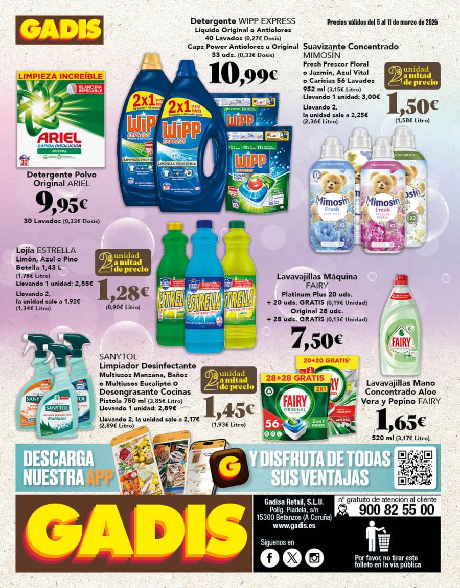 GADIS Spain offers from 5 March to 11 March 2026 New prices?
