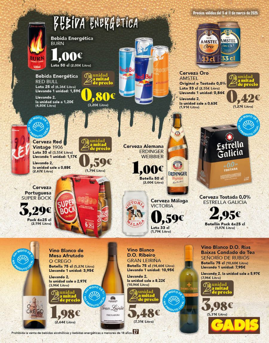 GADIS Spain offers from 5 March to 11 March 2026 New prices?