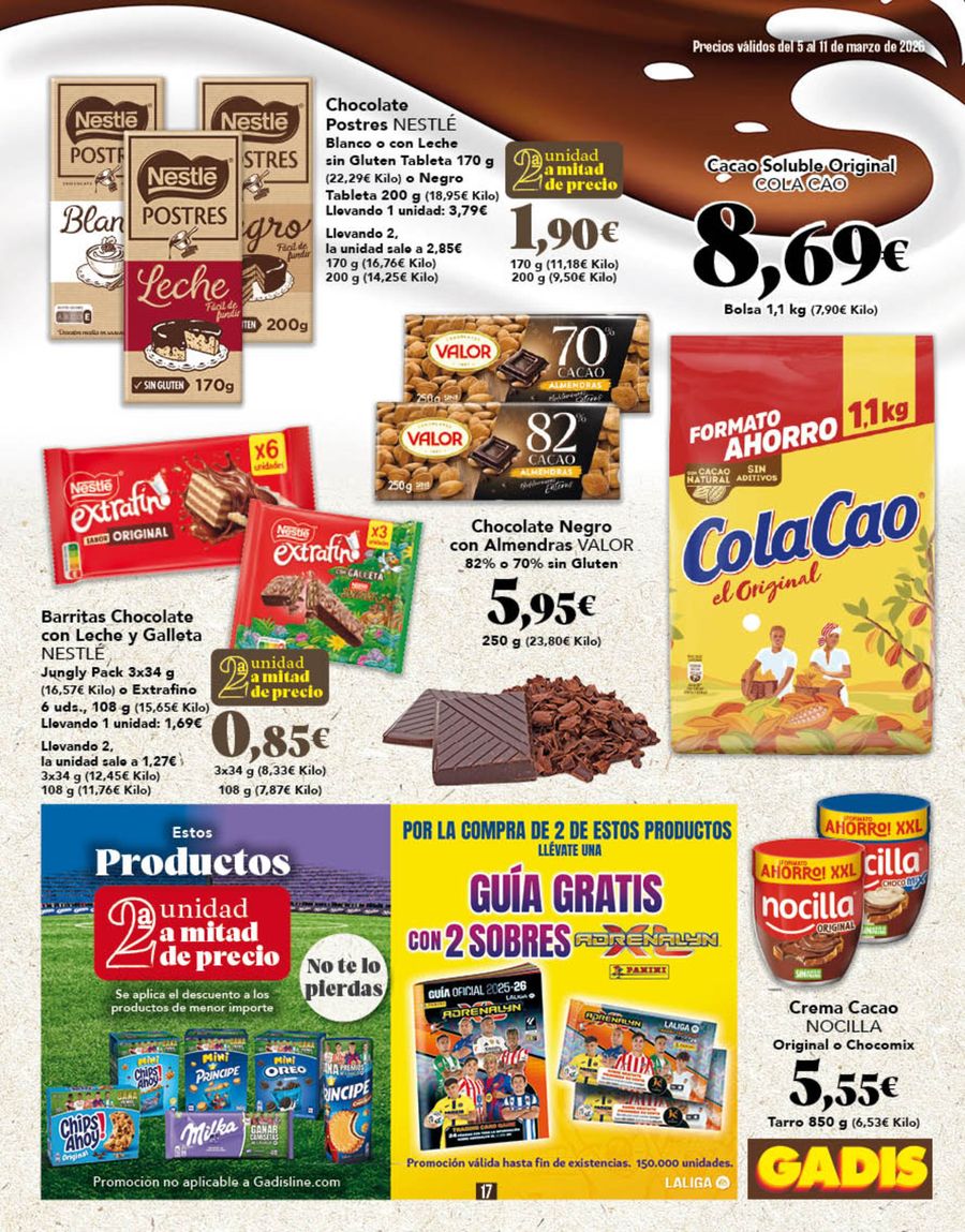 GADIS Spain offers from 5 March to 11 March 2026 New prices?