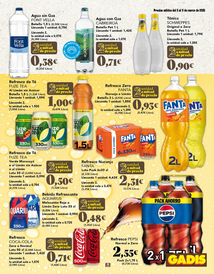 GADIS Spain offers from 5 March to 11 March 2026 New prices?