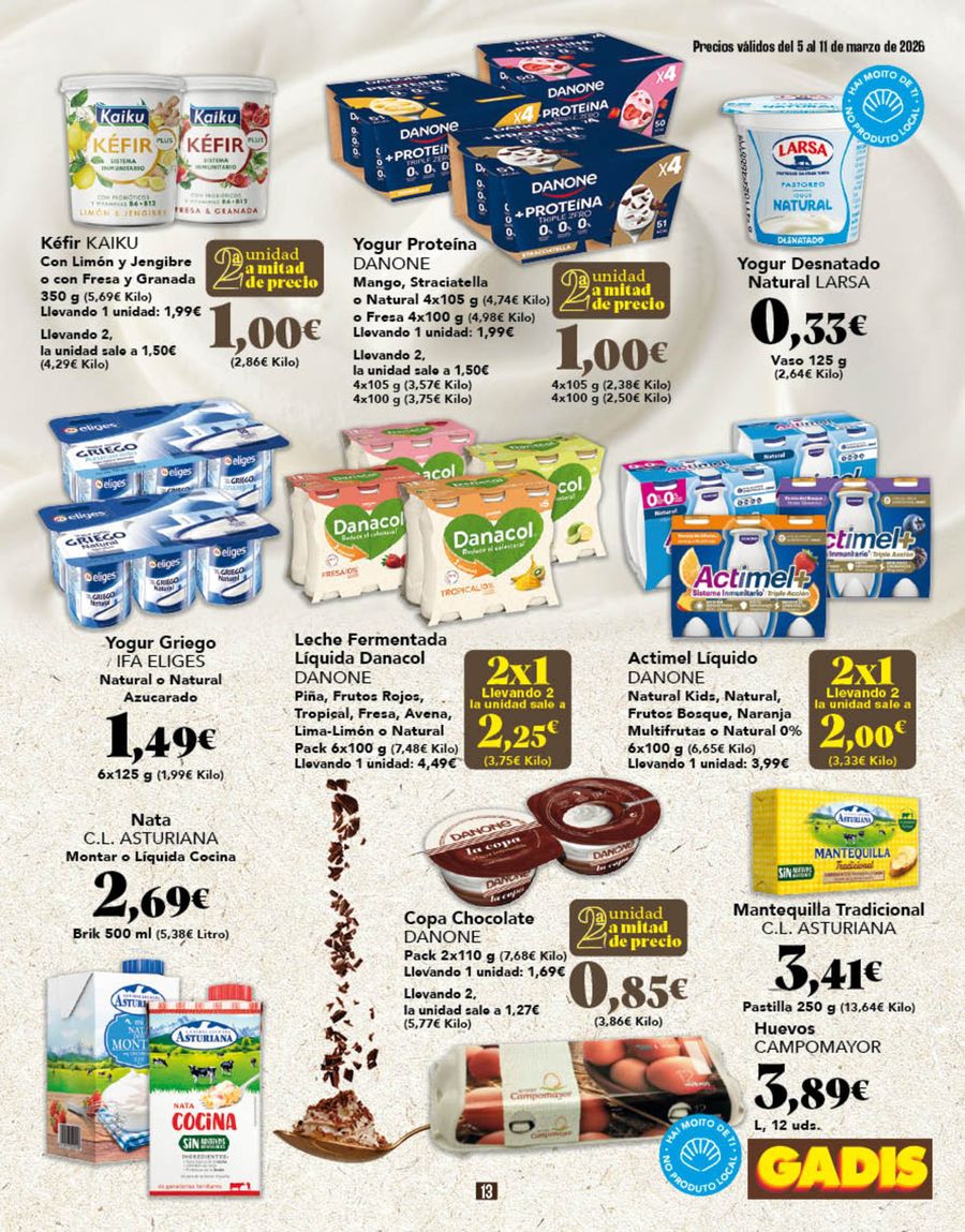 GADIS Spain offers from 5 March to 11 March 2026 New prices?