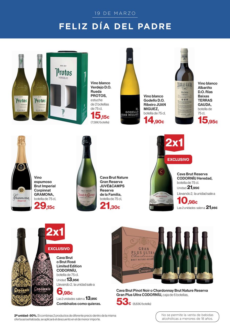 Hipercor Spain offers from 5 March to 19 March 2026 Happy Father's Day