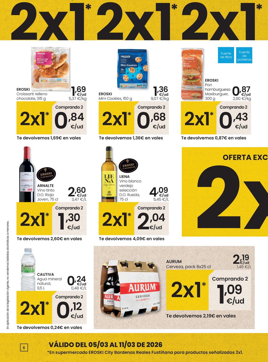 Ofertas de Eroski España de 5 marzo a 11 marzo 2026 Ofertas de apertura