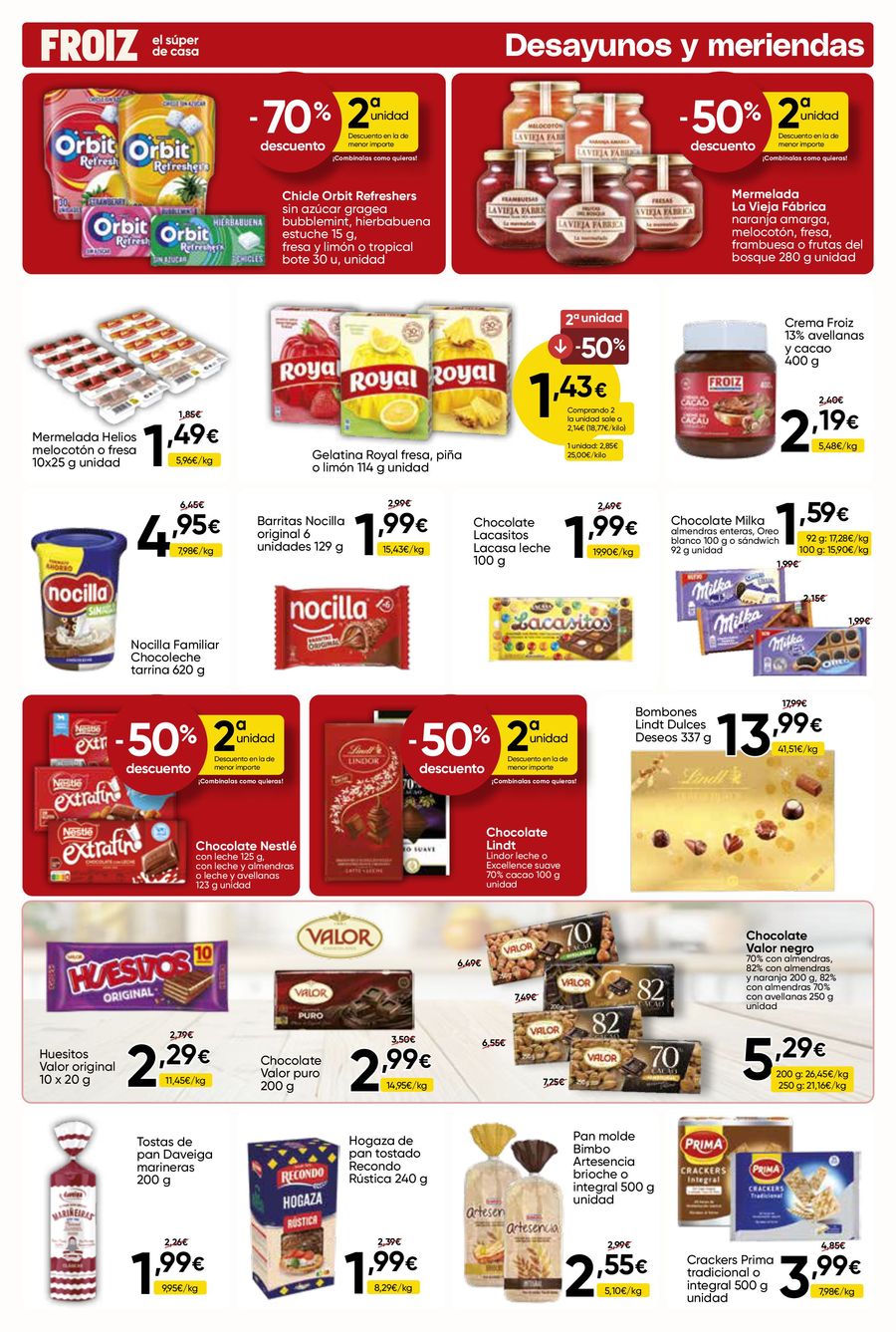 Froiz Spain offers from 4 March to 24 March 2026 March Deals