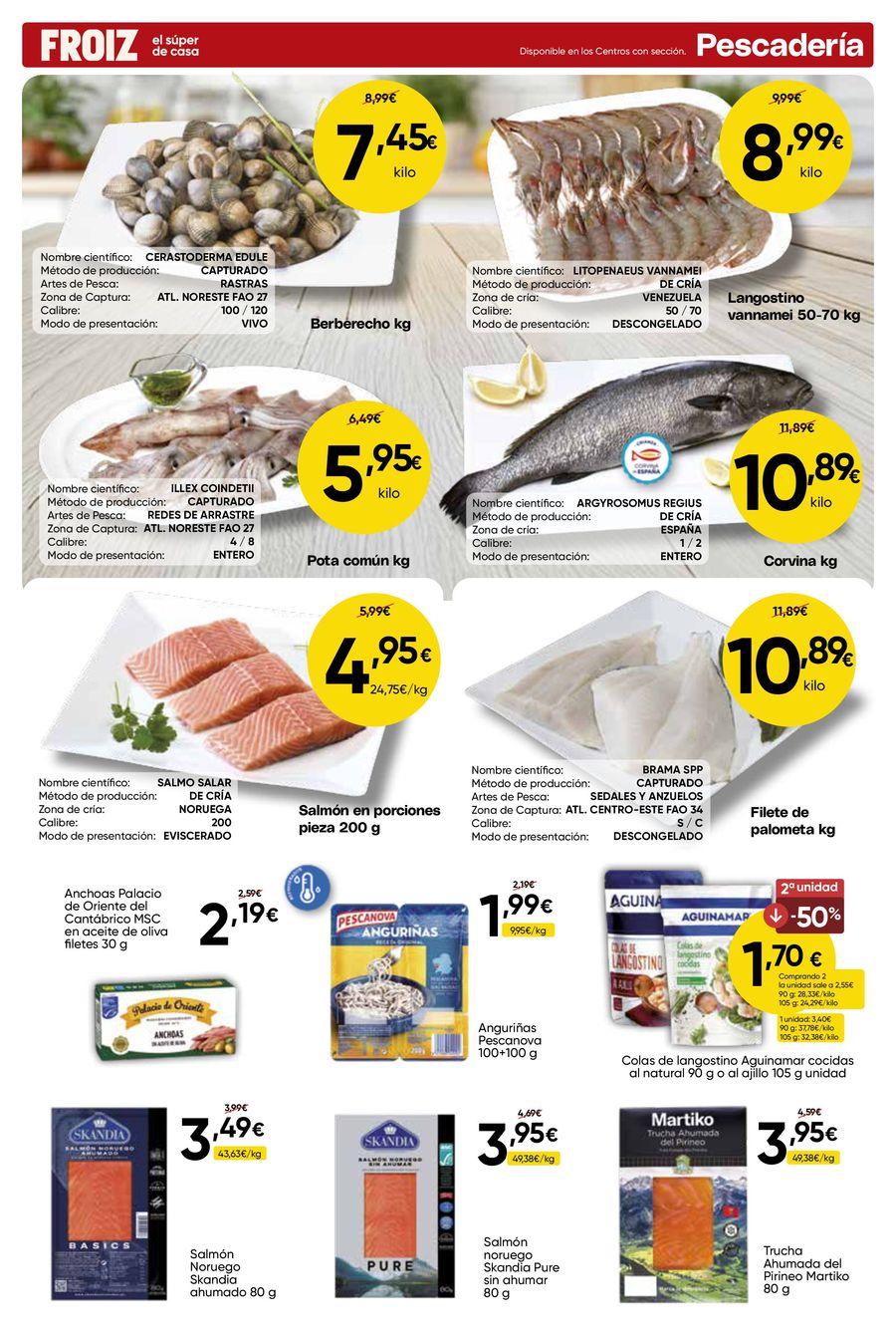 Froiz Spain offers from 4 March to 24 March 2026 March Deals