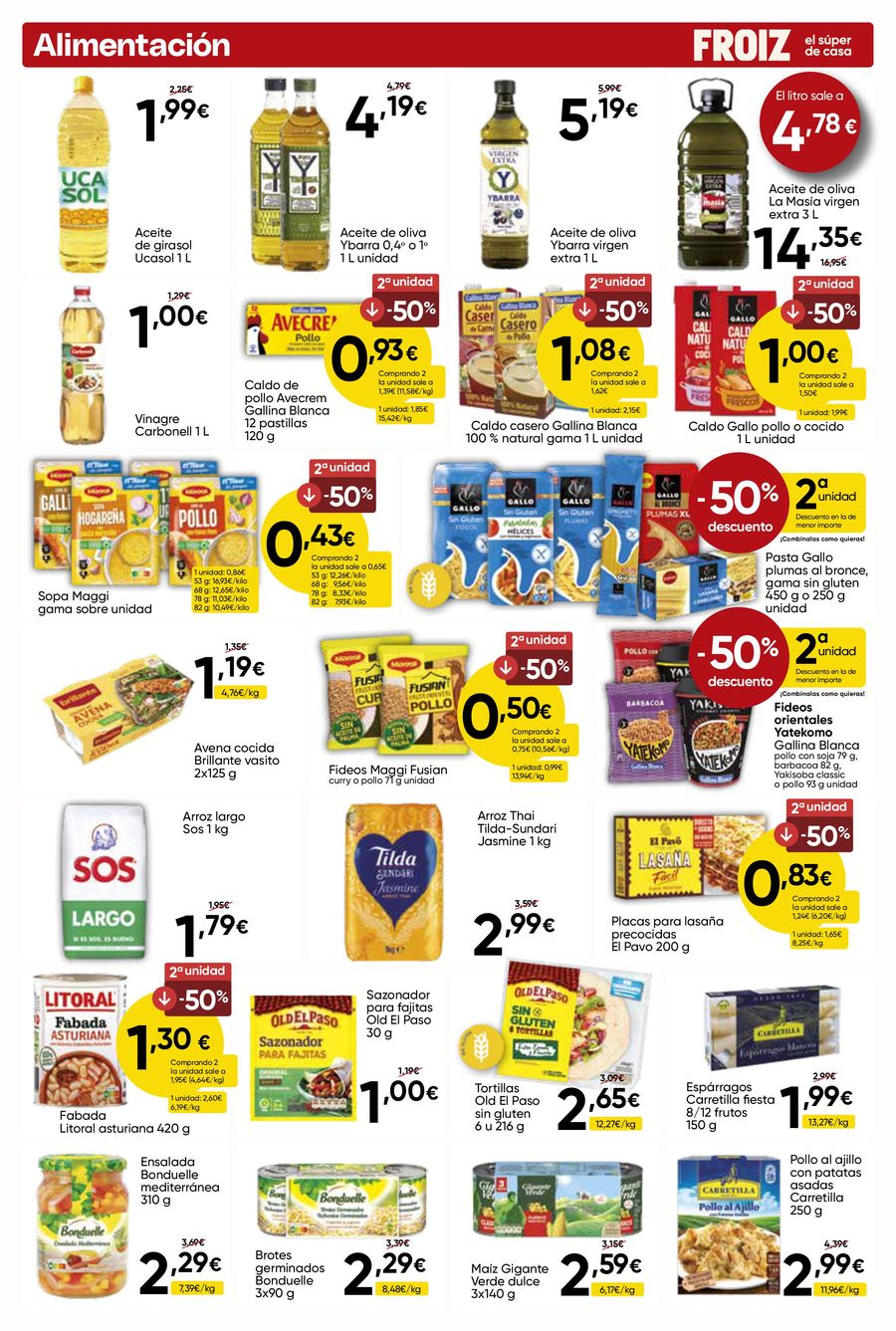 Froiz Spain offers from 4 March to 24 March 2026 March Deals