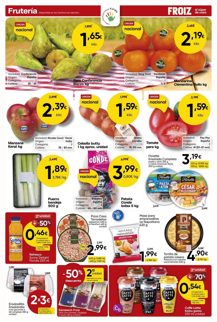 Froiz Spain offers from 4 March to 24 March 2026 March Deals