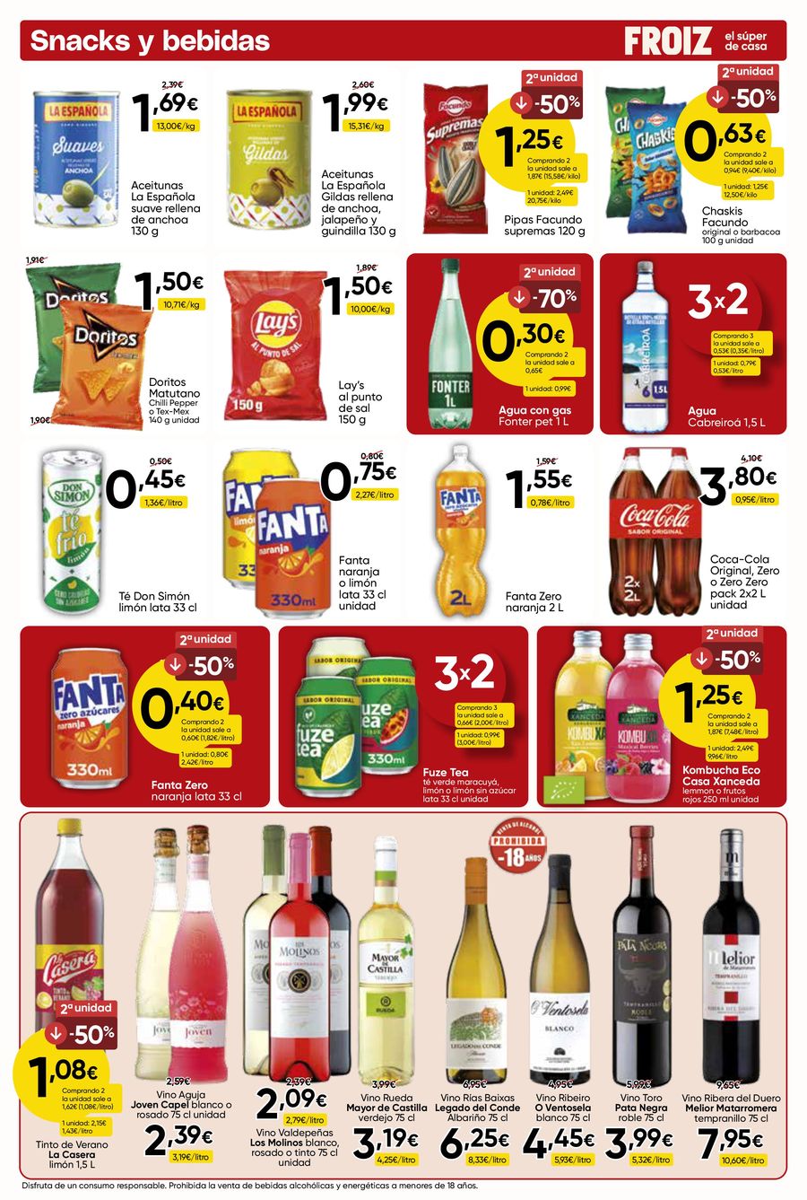 Froiz Spain offers from 4 March to 24 March 2026 March Deals