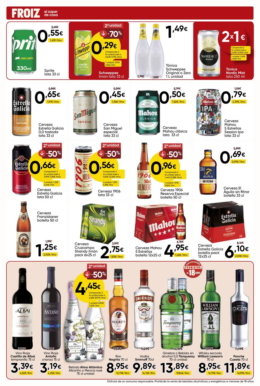 Froiz Spain offers from 4 March to 24 March 2026 March Deals